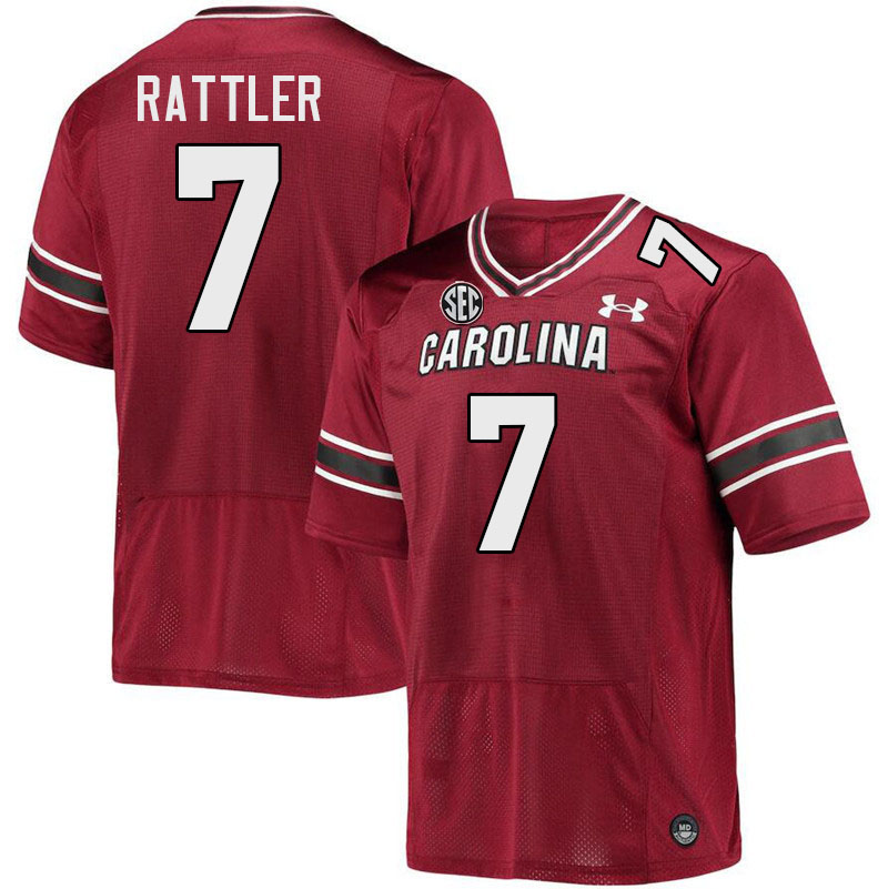 Men #7 Spencer Rattler South Carolina Gamecocks 2023 College Football Jerseys Stitched-Garnet